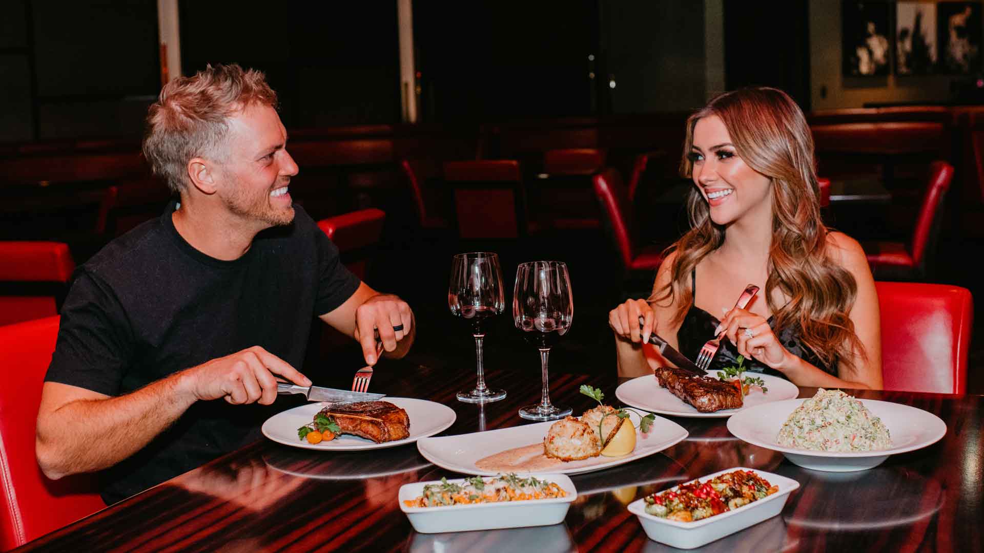 Best Steakhouse In Las Vegas The Charcoal Room Palace Station